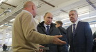 В.Путин и С.Собянин посетили пункт технического осмотра в районе Строгино